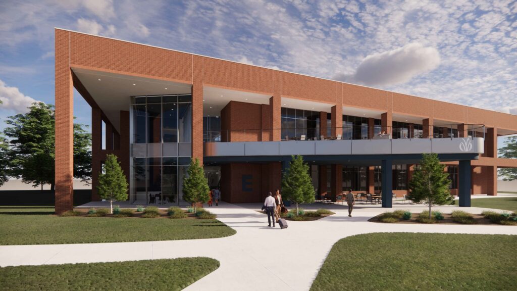 A rendering of phase two of Noble Research Institute’s multi-phase campus improvement project. Photo Credit: Noble Research Institute