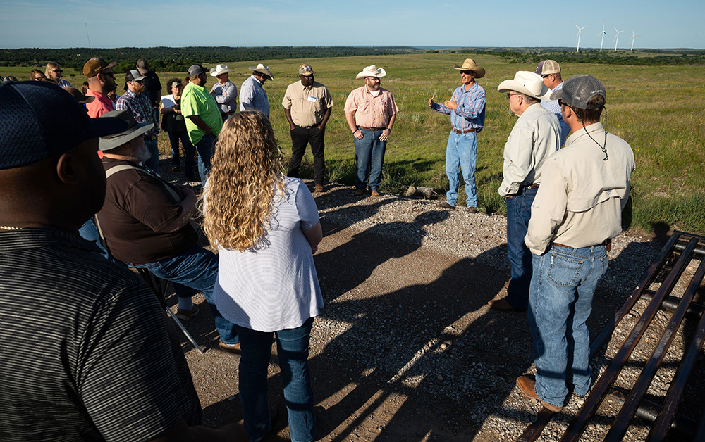 producers on a ranch tour